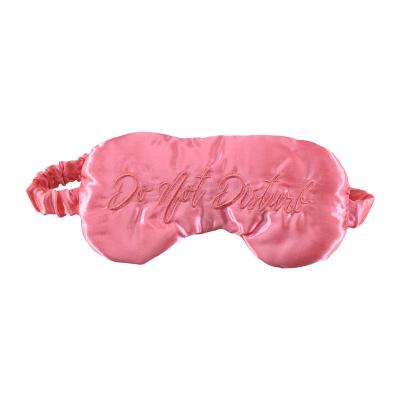 China Anti-Wrinkle Sleeping Eye Mask Silk Blindfold With Strap Elastic Soft Eye Cover Visor / Blindfold For Night Sleep for sale