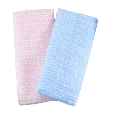 China 100% Nylon Body Clean Scrub Towel Exfoliating Washcloths Cleansing Body SpongeTowel Body Towel for sale