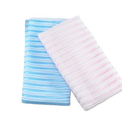 China Polyester Clean Beauty Skin Cloth Body Scrub Exfoliating Shower Towel Sauna Bath Exfoliating Cloth for sale