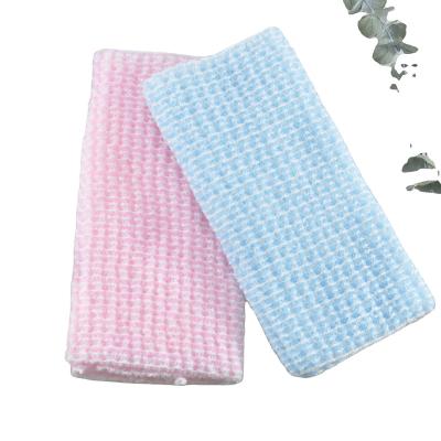 China Japanese Clean 100% Polyester Beauty Skin Cloth Body Scrub Exfoliate Shower Towel Bath Towel for sale