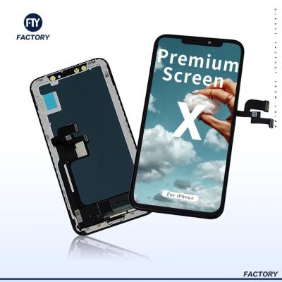 China FTY Pantalla OLED Display For iPhone X LCD Display Touch Screen Digitizer Assembly For iPhoneX With Replacement LCD Display Screen Ture tone screen for Iphone X for sale