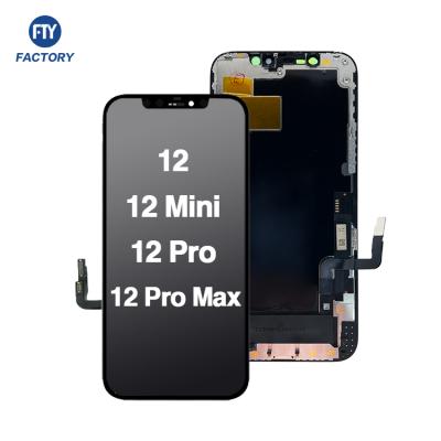 China Wholesale FTY Mobile LCDs Screen Display Replacement For Apple 12 Mini, Cell Phone LCDs Digitizer For Apple 12 Pro Max For LCD iphone 12 liquids for sale