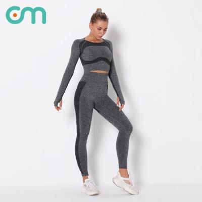 China Autumn And Winter Seamless Hollow Out Yoga Suit High Waist Breathable Buttocks Lift Full Tight Fitness Pants for sale