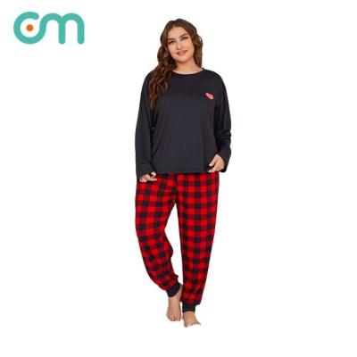 China Madame Autumn Pajamas Woman Sleepwear QUICK DRY set long sleeve 5x plus size pajamas for sale