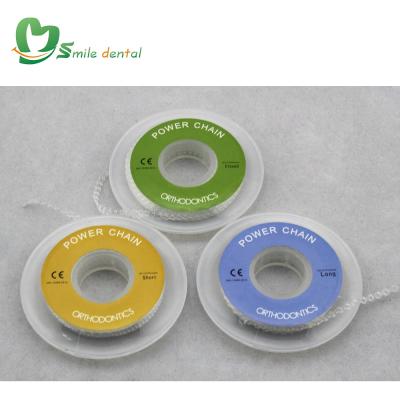 China Orthodontic Dental Teeth Chain Ultra Elastic Power Endodontic Chain for sale