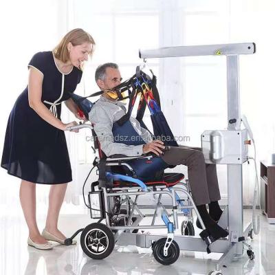 China Carbon Steel Frame One Button Foldable Vehicle Patient Lift for sale