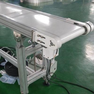 China PlastLink Oil Resistant Aluminum Plastic PVC Belt Conveyor Mini Height Adjustable Belt Conveyor for sale