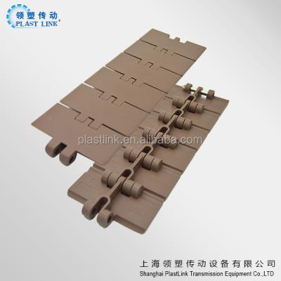 China Plastic PET/Bottles/Can/box transport slat conveyor chain 820-K325/K250/K450/K600/K750/K400K750 factory price for sale