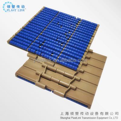 China LBP 821 Series Plastic Roller Transport PET/Bottles/Can/box POM Table Top Conveyor Chain for sale