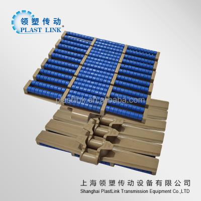 China PET/Bottles/Can Transport 882 Heavy Duty LBP Roller Sideflex TAG Top Plastic Table Range for sale