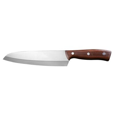 China Non-variable Stainless Steel KITCHEN Knife With Wooden Handle Cleaver Chef Knife for sale