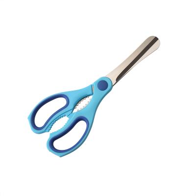 China STAINLESS STEEL multifunctional food safe scissors for kitchen vegetable cutting for sale