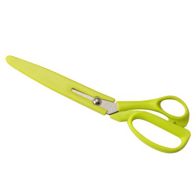 China Creative Design Stainless Steel Scissor Scissor With Safety Cover for sale