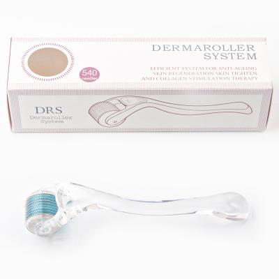 China Best Derma Roller Anti-Puffiness Micro Needle Derma Roller Skin Devices High Quality Seamless Home Use for sale