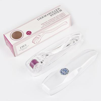 China Best Anti-puffiness skin dermaroller transparent 540 needle derma roller maker for sale