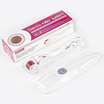 China Anti-puffiness Customize 540 High Quality Real Needles Derma Roller Skin Rejuvenation for sale