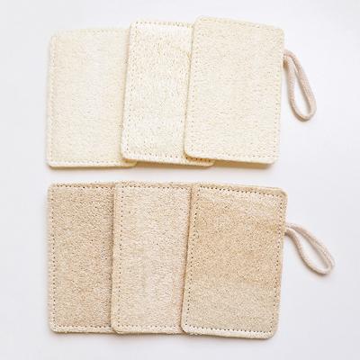 China EXFOLIATE 2021 Natural Eco Friendly Loofah Pads Hot Selling Natural Shower Loofah Pad for sale