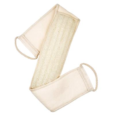 China EXFOLIATE 100% Natural Biodegradable Natural Exfoliating Back Scrubber Shower Sponge Loofah Back Scrubber for sale