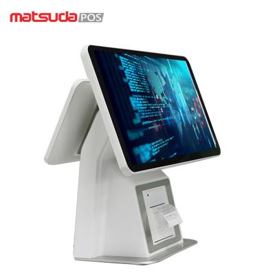 Chine 15,6 terminal de position de l'écran tactile EPOS de bureau Windows de mode de pouce double à vendre