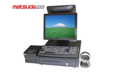 중국 SSD 이중 화면 POS 시스템 15가 조금씩 움직인 약국 64G 128G 판매용