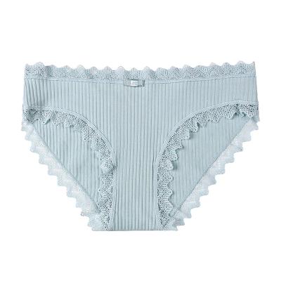 China QUICK DRY lace students triangle underwear Japanese knitted crotch girls underwear seamless women's cotton underwear beautiful for sale