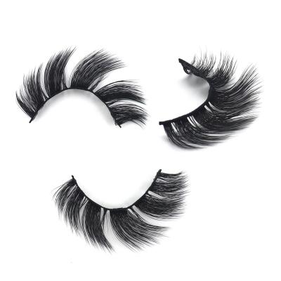 China Full Delicate 3d private label strip lashes lashbox faux mink eyelash fluffy packaging wings custom lash volume lashes wholesale seller for sale