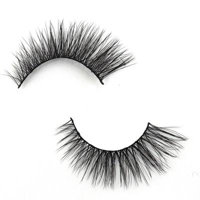 China Long New Coming Natural Clean Faux Silk Mink Lashes Curelty Free Vegan 3d Faux Silk Mink Eyelashes Wholesale Private Label 3d for sale