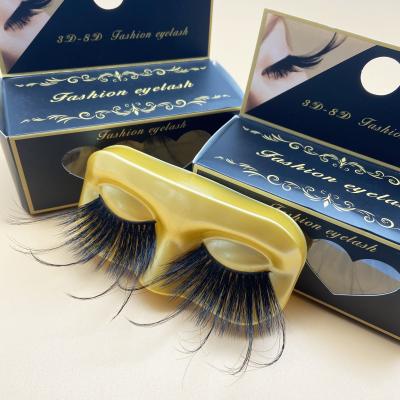 China 10D Layered Effect 2021 New Popular Length 70mm Long False Mink Eyelashes 10D Mink Lashes for sale