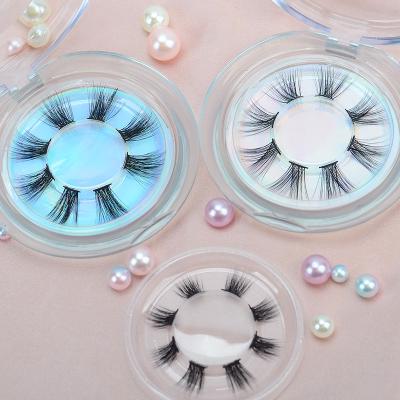 China Home Segment Mink Own Logo Branding Precut Salon Shop Kit Eyelashes Feather Diy 3d Eye Lashes Extensions Volume for sale