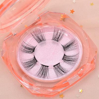 China Feather Segmented Eyelashes Lash Extensions Popular Individual DIY Precut Segment Silk 3d Lashes for sale