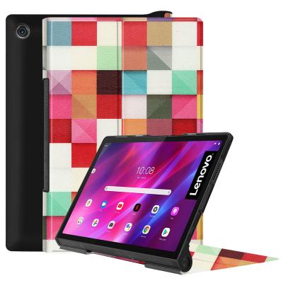 China For Lenovo Yoga Tag 11 YT-J706F PU Leather Case For Lenovo Yoga Tag 11 YT-J706F 2021 Super Slim Smart Flip Tablet Cover for sale