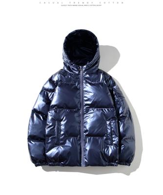 China Custom Windproof Bomber Logo Winter Puffer Waterproof Mens Windproof Bomber Plus Size Jackets for sale