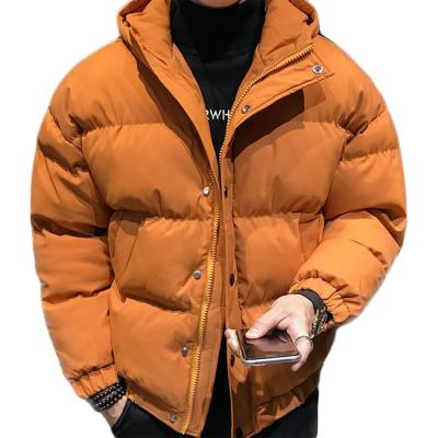 China 2021 new men's puffy jacket suit oversized waterproof bread coat with buttons for sale