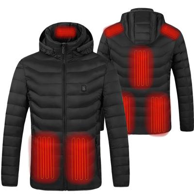 China Custom Logo Design Work Heated Puffer Men's Wholesale Waterproof OEM Bubble Jacket and Coat for sale