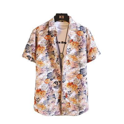 China Seaside Surf God Beach Breathable Shirt Men's Floral Quick-Drying Shirt Men's Loose Shirts for sale