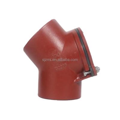 China Used for EN877 SML Gray Cast Iron Pipe Fittings Best Price Bend for sale