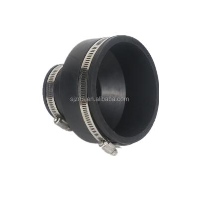 China Used For Connecting And Sealing Pipeline COUPLINGS Flexible Rubber Coupling For Hubless Cast Iron And PVC Pipe Reducer Couplings for sale