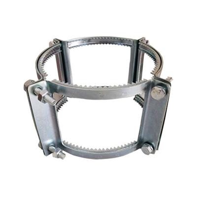 China Used for pipeline handle clamp 4pcs 304 316 stainless steel 304 316 connection and sealing or galvanized for sale