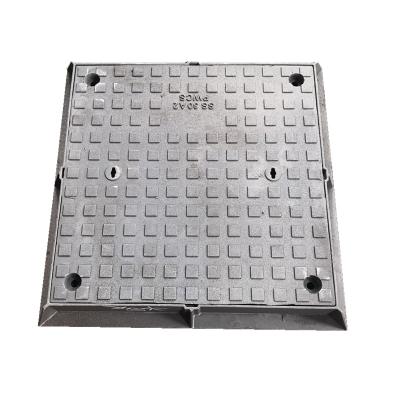 China For Construction And Public Use Ductile Iron Manhole Cover With Hinge And Lock Customized Sand Casting Iron Ductile Manhole Cover for sale