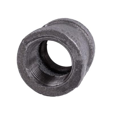 China DIY Home Decoration Black Coupling Female Thread Sockets Malleable Iron Pipe Fittings 1/2