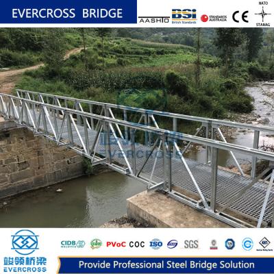 China PB 100 Puente de pie modular de acero de desmontaje rápido Pasarela OEM en venta