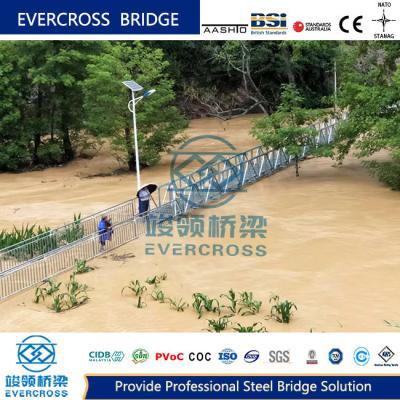 China Footwalk Steel Beam Footbridge Steel Modular Fast Installed ODM for sale