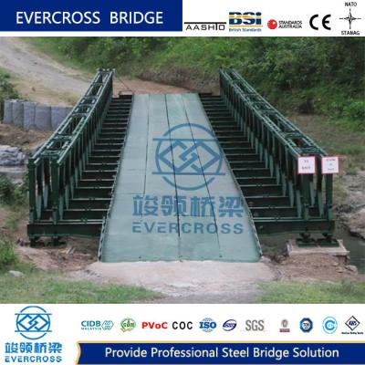 China Bridge Temporary Steel Bailey Bridge CB100 Custom Steel Bridge for sale