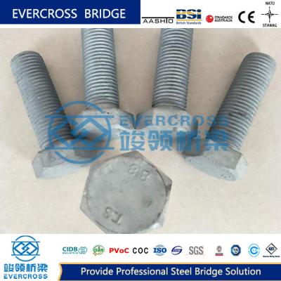 China Gr50 Environmental Steel Grade High Strength Structural Bolt for Durable Bailey Bridge for sale