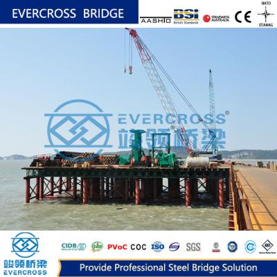 China Deck Type Steel Deck Steel Truss Bridge Bailey Platform Bridge for sale