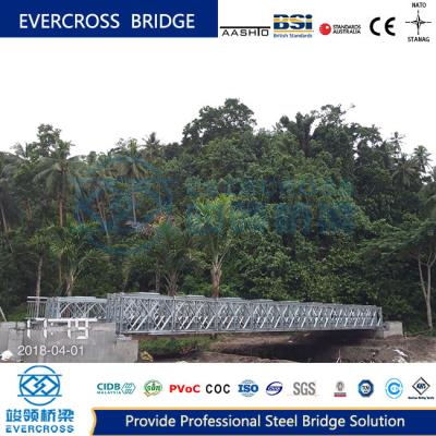 China China Military Prefabricated Compact Bailey Bridge Q355B / Q235B Universal Manufacturer for sale