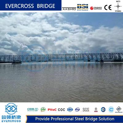 China Fabricated Steel Bailey Truss Bridge Convenient Disassembly for sale