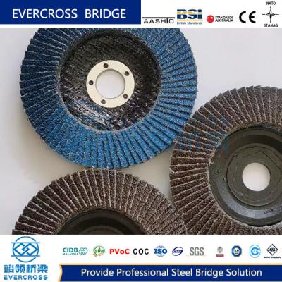 China Oem 60 Grit Flap Disc Kalzinierte Blade Polierrad 100mm Größe Polierte Rost zu verkaufen