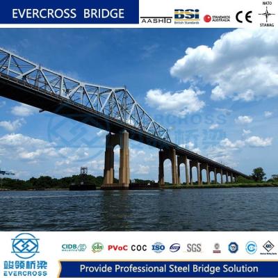 China High Stiffness Simply Supported Steel Truss Bridge With Upper Bearing China Factory for sale