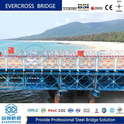 China High Strength And Load Bearing Capacity Bailey Trestle Bridge Highway for sale